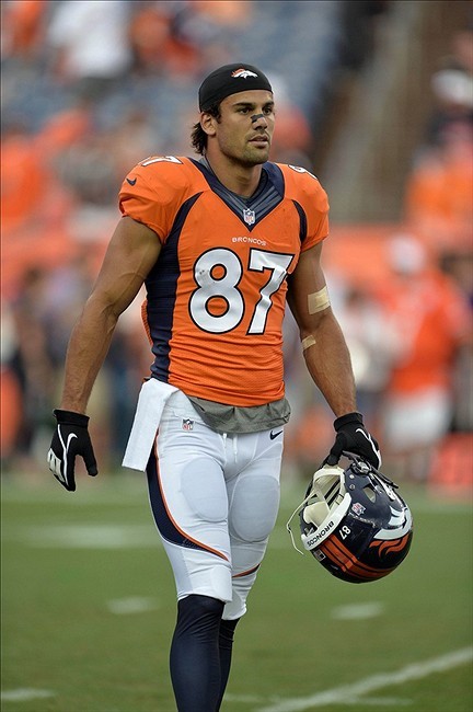 thenflboys:  This wide receiver made a huge contribution to the Denver Bronco’s record-breaking offense, and is a soon-to-be free agent where he will most likely get many looks. Eric Decker! Anonymously requested! Send in YOUR requests!