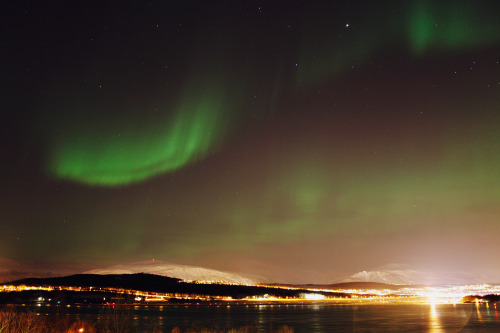 Northern lights over Tromsø