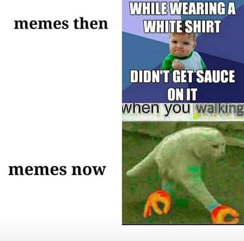 nastymemes4u:Then and now