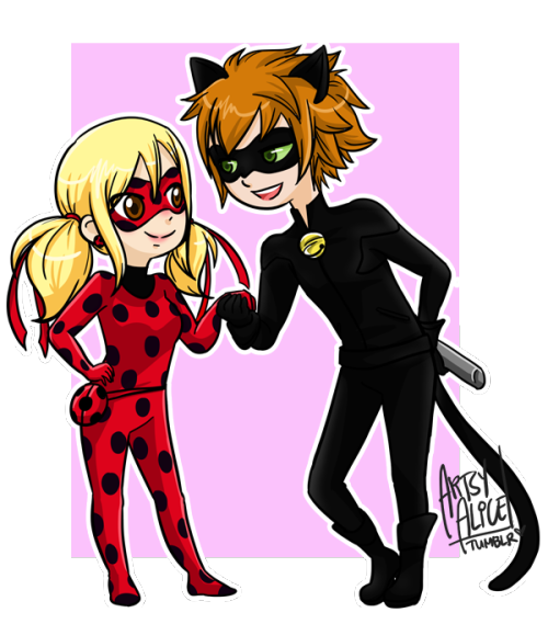 artsy-alice: Miraculous Lucybug and Loke NoirI… I can explain. I can’t. I just. I don’t know if I ju