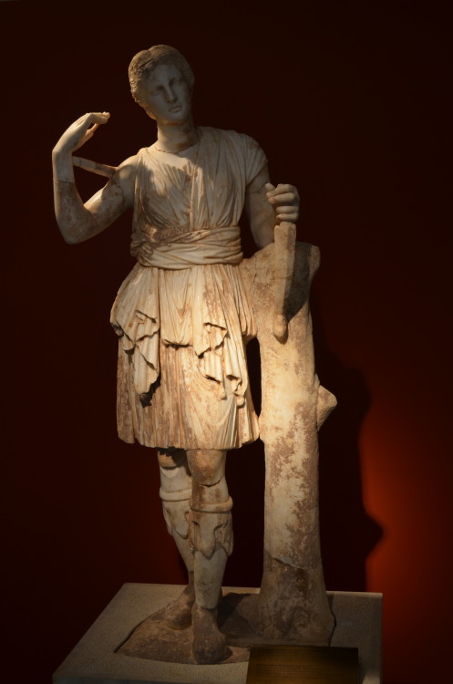 greek-museums:Archaeological Museum of Ancient Messene:Roman copy of a Hermes from a Classical origi