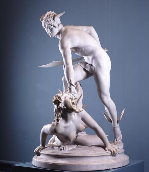 ghostling-dreaming:Laurent-Honoré Marqueste, Perseus Slaying Medusa, 1876