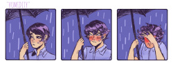 timeclouds:  You know how when it rains in the summer, your hair goes all wavy. Just imagine if Tsukiyama’s got really bad though….