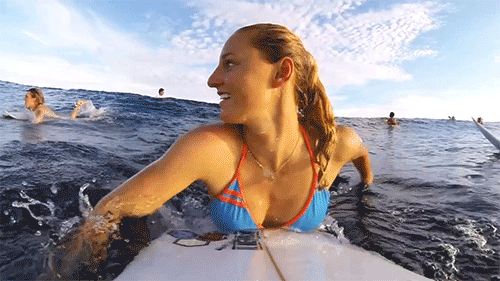 surphile:  Lakey Peterson. Paddle battle.via gopro  