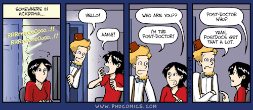 fallingfar:PhD Comics - Doctor Who Edition