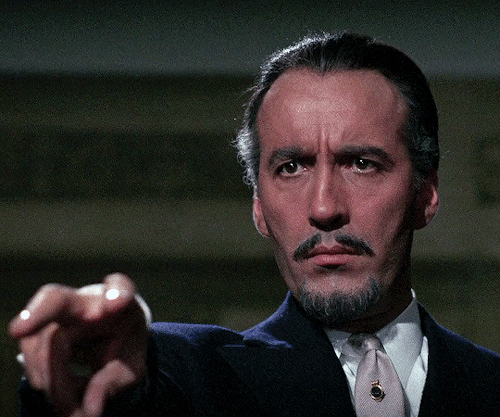 iamdinomartins:Christopher Lee as Duc de Richleau in The Devil Rides Out (1968) dir. Terence Fisher