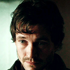 fuckyeahannibal:  Will’s tiny smile of despair - requested by chickenpets 