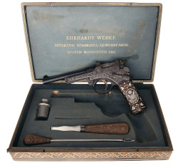 peashooter85:  A cased and engraved Mannlicher