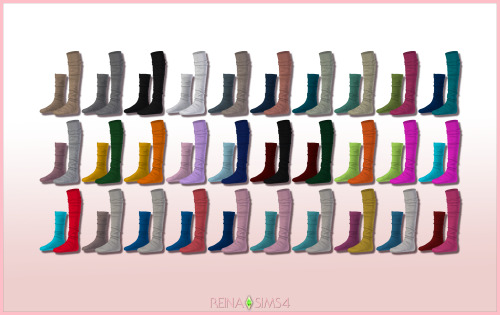 REINA_TS4_ SOCKS_01(SHOES VERSION) * New mesh / All LOD* No Re-colors without permission* Do not mod