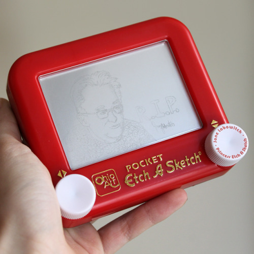  Today would be the 91st birthday of André Cassaagnes, the inventor of the Etch A Sketch. André pass