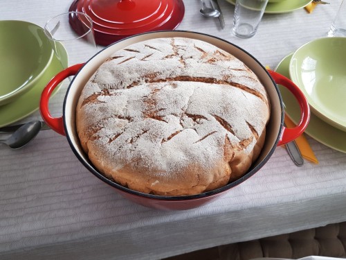 Wanted to bake bigger loaves of bread so I had the brilliant idea to double the ingredients. By the 