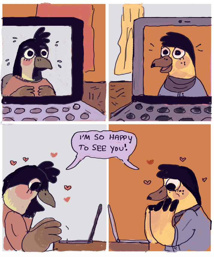 cirrus-sky:  acornfriend:  back in January I started a LDR comic for my partner and