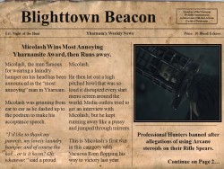 theblighttownbeacon:  Micolash Wins “Most Annoying Yharnamite” Award, then Runs Away.