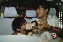 elaysium:ShowXing pretending to be infected mutants passing their disease through a kiss, causing a 