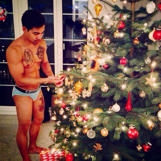 asianmusclefetish:  All I want for christmas is you!!!  Xmas Special Page: http://asianmusclefetish.tumblr.com/tagged/Xmas
