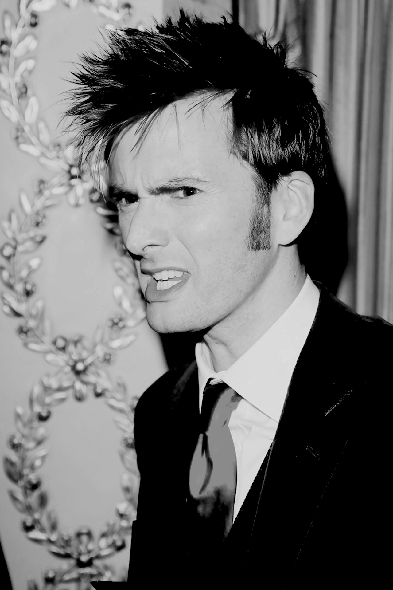 raypahlmer:Black &amp; White Photos of David Tennant (31/250)