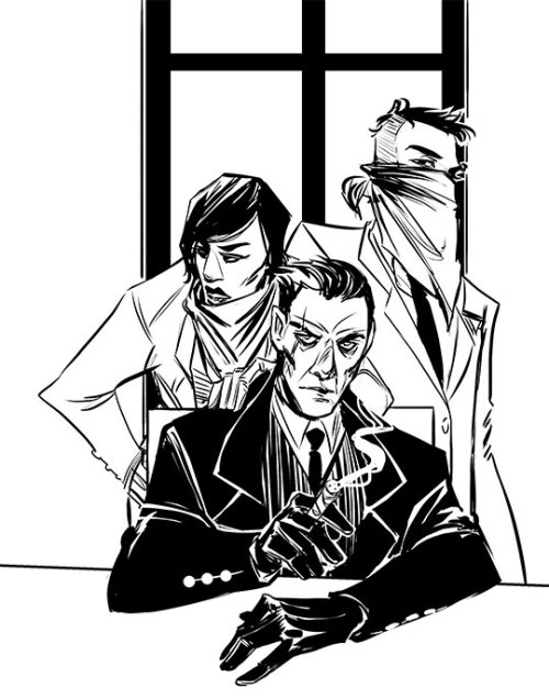 whales-and-witchcraft: more modern AU stuff. Daud’s the local mafia don, Billie’s his un