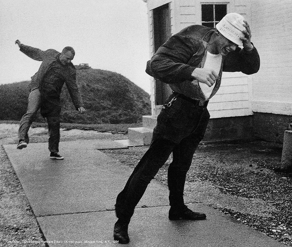 Grey Villet
The force of Hurricane Edna, Montauk Point, USA, 1954.