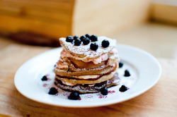 melissahatesyou:  pancakes. (by ingerhelénludvigsen) 