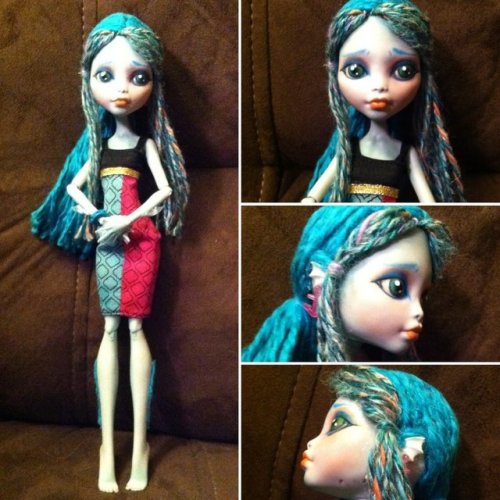 Sad Lagoona Blue: Monster High Custom by TerribleToadQueen 