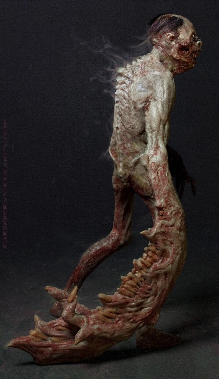 ex0skeletal-undead:  3D monster designs by