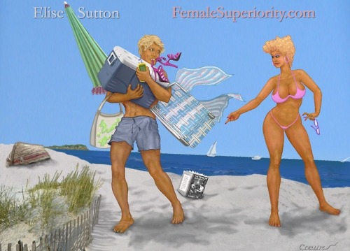 intofemdomjourney:Summer retreats to the sea-side!Original Source: elisesutton.homestead.com/
