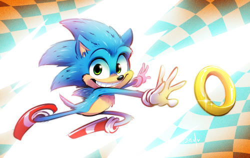 New movie Sonic looks cute CCUUUTTTEEEEE ( ✧Д✧)