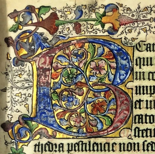 Our Curator Rare Books and Fine Printing received an enquiry about this fifteenth-century Psalter. S