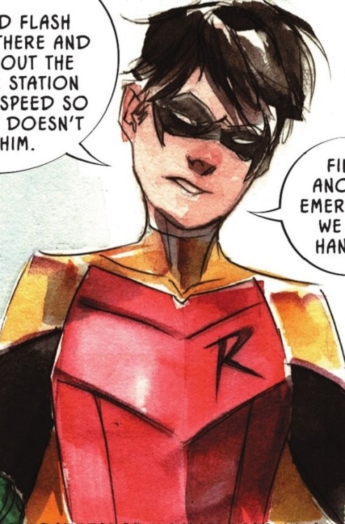 Robin Watching: 2397/∞ Dick Grayson as RobinImage Source Robin & Batman #2 by Dustin Nguyen