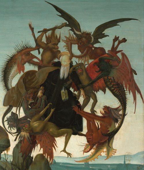 The Torment of Saint Anthony (detail) by Michelangelo, c. 1487-1488.