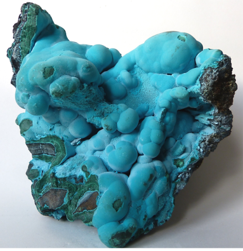 rockon-ro:CHRYSOCOLLA from Katanga, Democratic Republic of Congo, Africa. Blue chrysocolla overgrowi