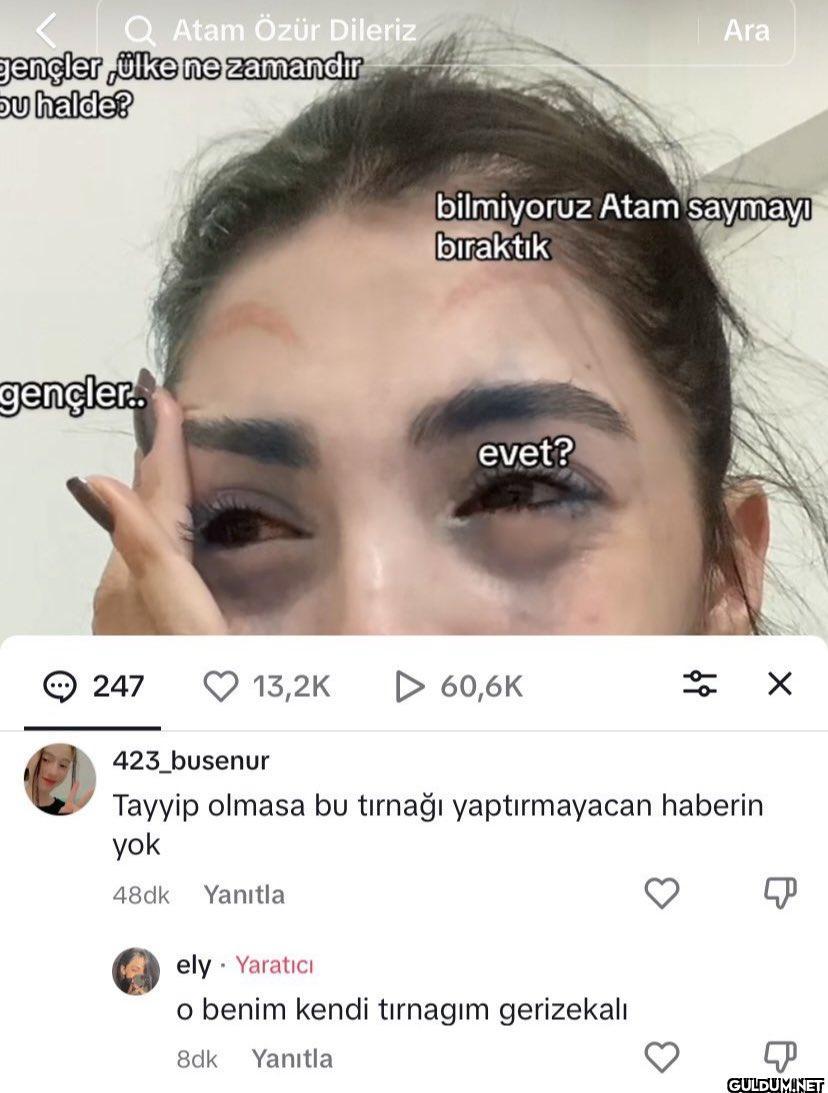 gençler ülke ne zamandır...