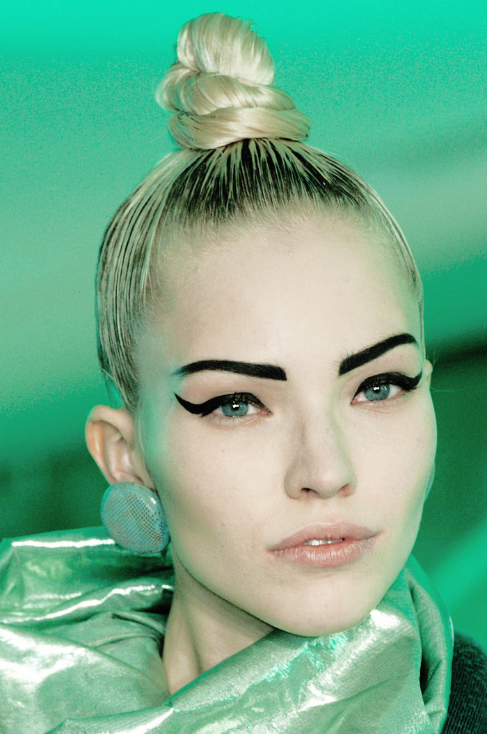 telojuropordior: sasha luss at jean paul gaultier ready to wear fall/winter 2014.