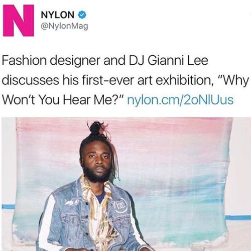 @giannilee broke down his work for @nylonmag full interview on NYLON.com thank you @keryce.chelsi ✨