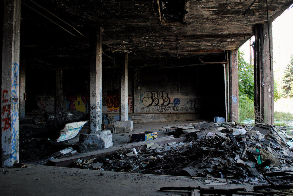 abandoned-playgrounds:  The  Packard Automotive Plant For Full Story —&gt; http://www.abandonedplaygrounds.com/the-derelict-packard-automotive-plant-of-industrially-abandoned-detroit/