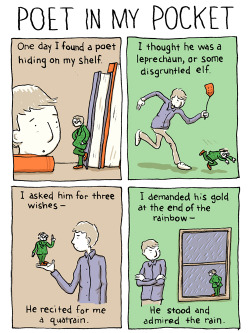  by Grant Snider | incidentalcomics: Poet in My Pocket 