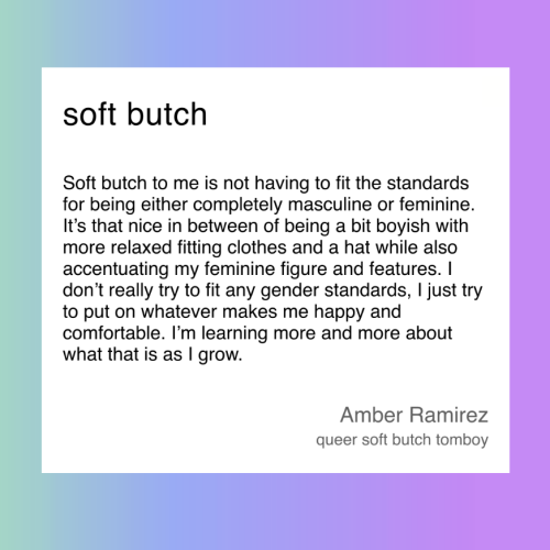 Soft butch pride! Thank you @iamfrenchyami and @aramirez_68 for letting me use your photos! more def