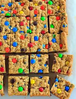 delicious-food-porn:  Monster Cookie Bars 