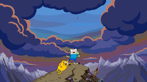 " " ITS ADVENTURE TIME! " " (Title: Adventure Time Theme Song By Pendleton Ward)