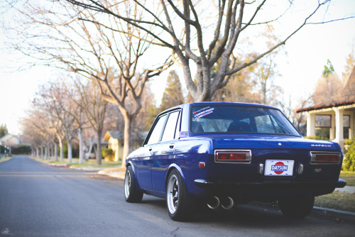 cette-annee:  Dustin Frisk’s 1972 Datsun 510 - shot by Courtney Cutchen on Flickr.