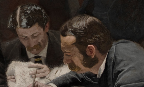 Thomas Eakins, Details from Portrait of Dr. Samuel D. Gross (The Gross Clinic) (1875), Phi