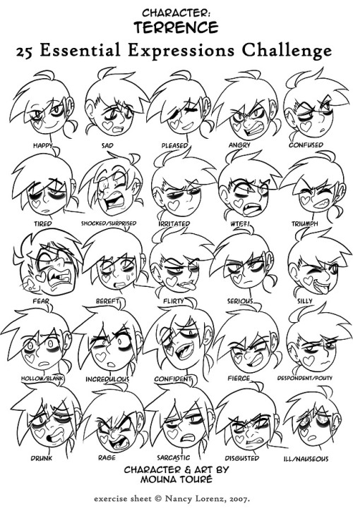 25 Expressions, feat. Terrence.Done for a class assignment during the Spring 2018 semester.If you’d 