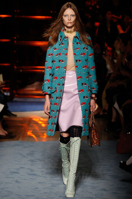 COAT CENTRALSuch a perfect way to brighten up any cold day! Miu Miu’s ...