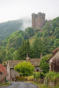 bluepueblo:  Hill Castle, Auvergne, France
