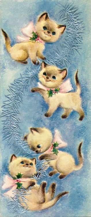 libraryofva:Recent Acquisition - Ephemera CollectionMerry Christmas to You …Vintage greeting card, c