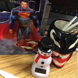 Gifts From My Kids And Family.. They Know Me Well #Dccomics #Superman #Snowman #Gifts