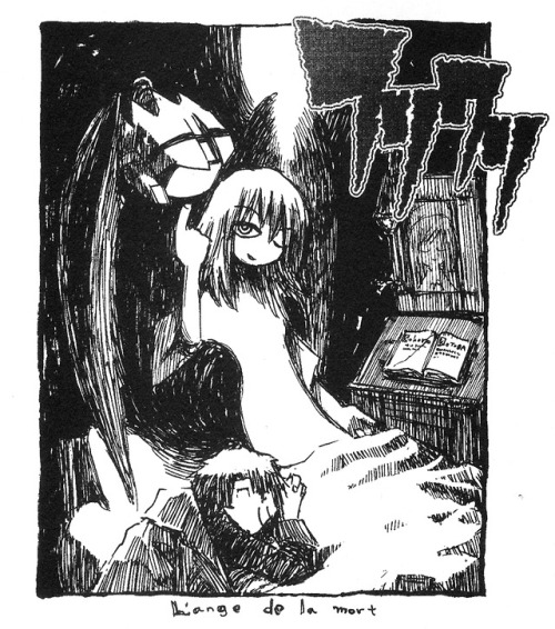 manga-and-stuff:FLCL / Fooly Cooly / フリクリby Hajime Ueda L'Ange de la mort (1851) by Emile Jean-horac