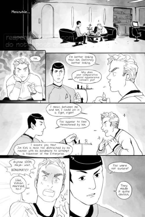 <-Page14(nsfw) - Page15 - Page16->Chasing Your Starlight - a K/S + TOS/AOS fanbook** Link to beginning ** Link to more info **