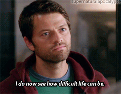 supernaturalapocalypse:  Actual Scene vs. Gag Reel - Season 9 