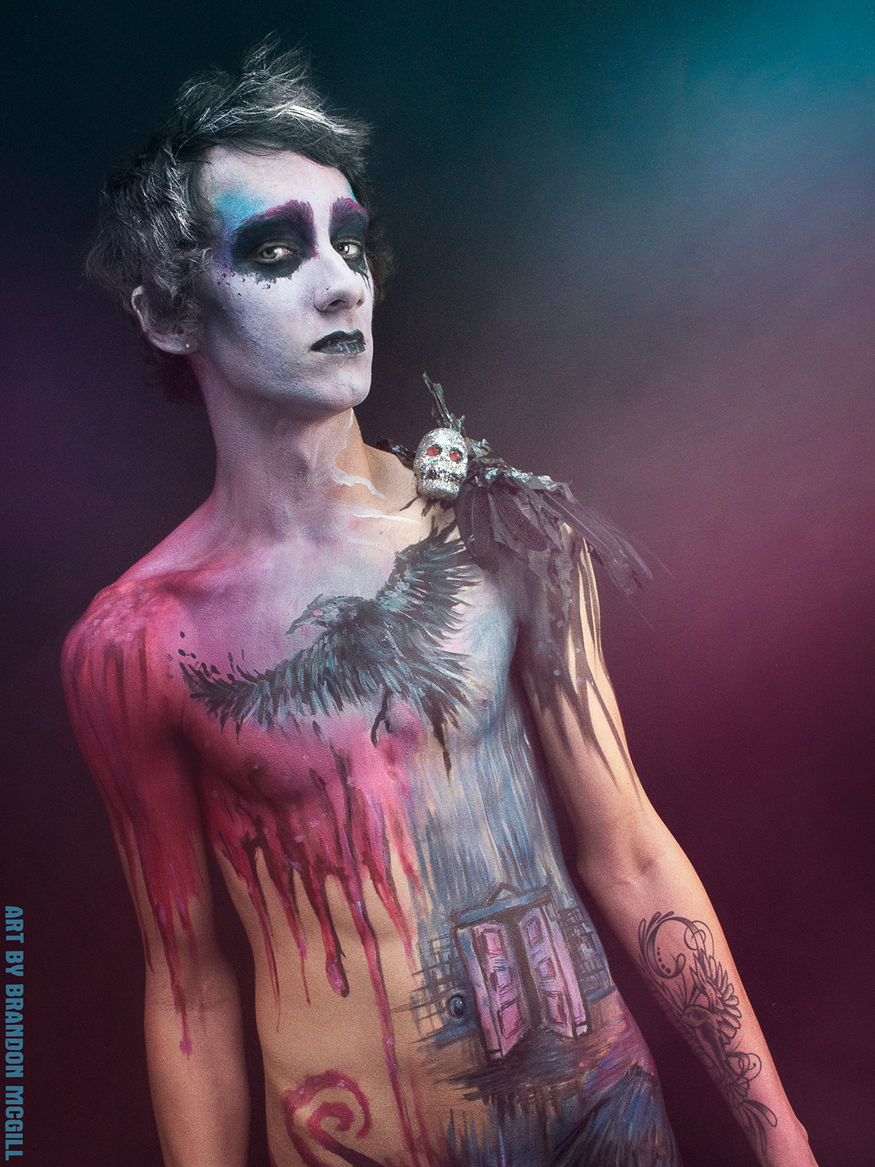 brandonmcgill:  “The Raven” with Jacob Michael White. At first it was the physical